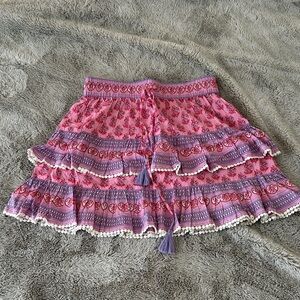 Bohemian Pink and Purple Mini Skirt “Celeste Skirt in Pink Berry”